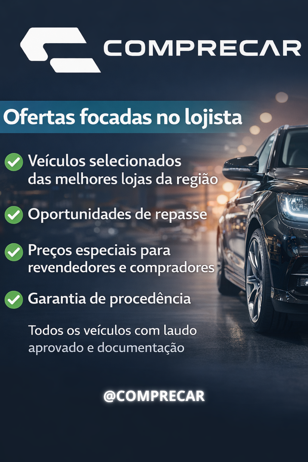 CompreCar - Ofertas focadas no lojista